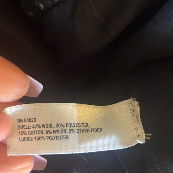 GAP Women's Dark Blue Textured Jacket - Picture 5 of 9